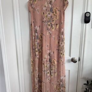 H&M Floral Maxi Dress in Pink and Yellow